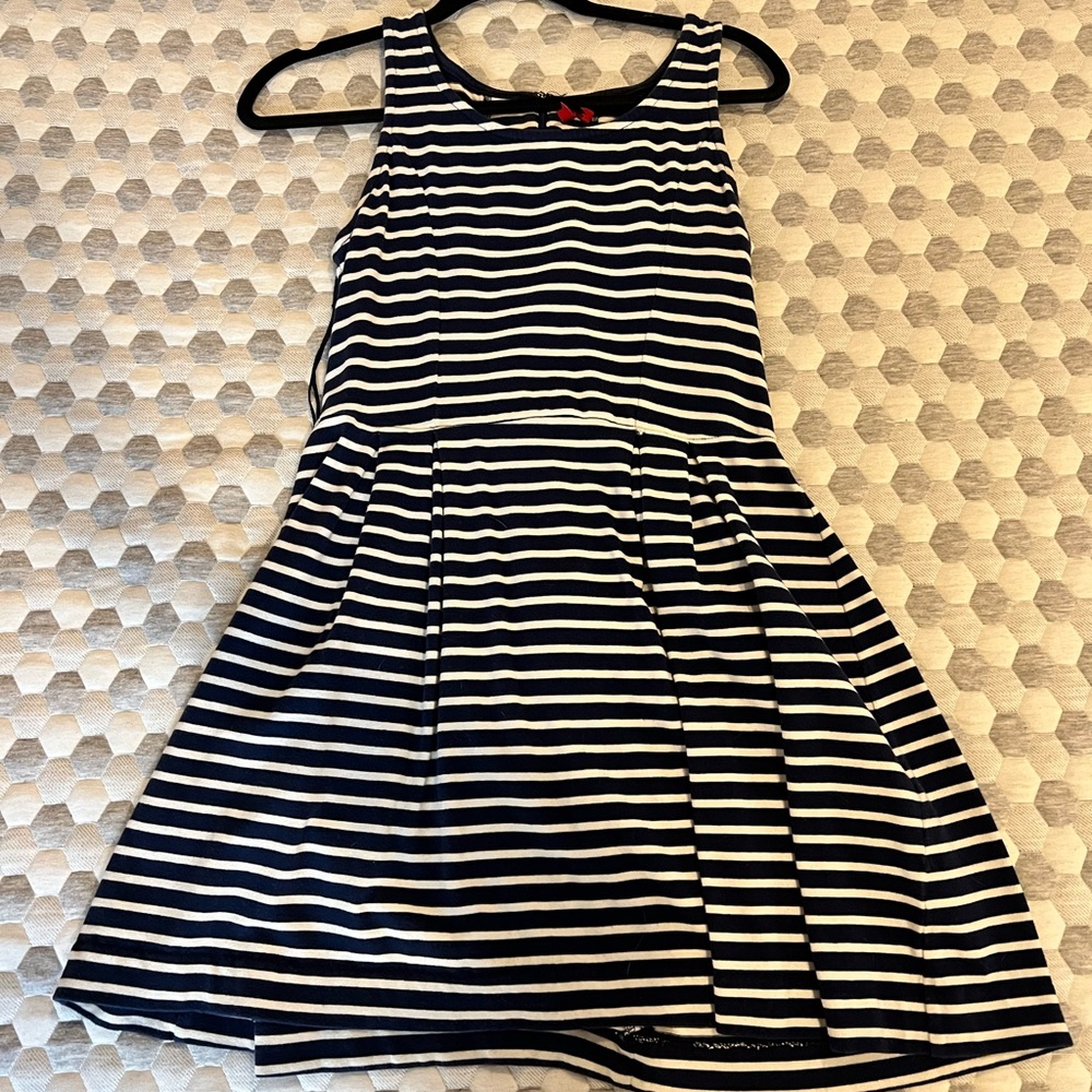 Red Camel Navy Striped Dress
